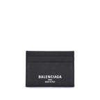 Balenciaga Card Holder Black Leather