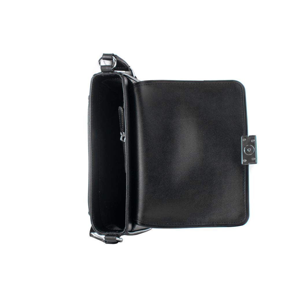 Michael Kors Bradshaw Medium Leather Messenger Bag Black