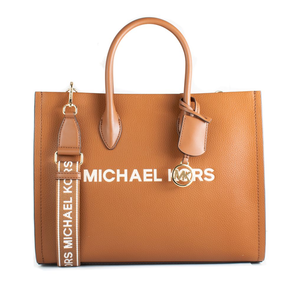 Michael Kors Mirella Large Leather Tote Bag Luggage