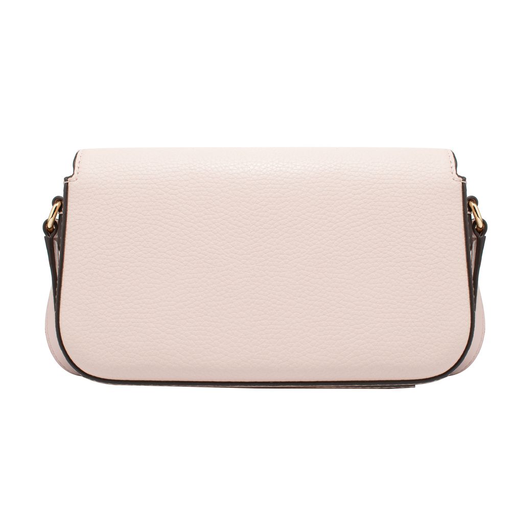 Michael Kors Jet Set Travel Medium Leather Crossbody Bag Powder Blush