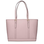 Michael Kors Jet Set Large Leather Tote Bag Powder Blush