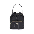 Prada Re-Nylon Black Bucket Bag