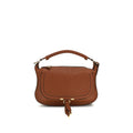 Chloé Marcie Small Shoulder Bag Tan Calf Leather