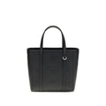 MCM Toni Small Maxi Visetos Leather Tote Bag in Black
