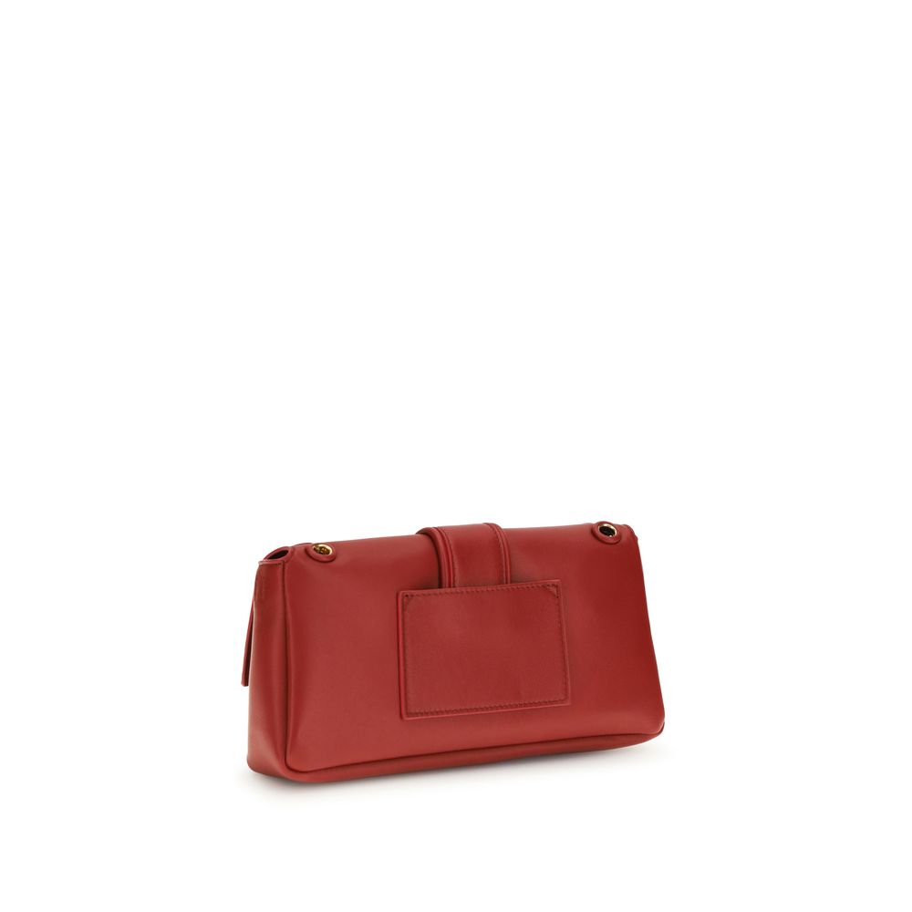 Jacquemus Le Bambino Chaine Nappa Leather Shoulder Bag in Red