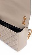 Versace Medusa Quilted Lambskin Chain Shoulder Bag Taupe