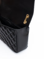 Versace Medusa Quilted Lambskin Chain Shoulder Bag Black