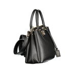 Guess Jeans Structured Satchel Bag in Black