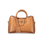 Guess Janie Girlfriend Satchel Bag in Cognac Brown