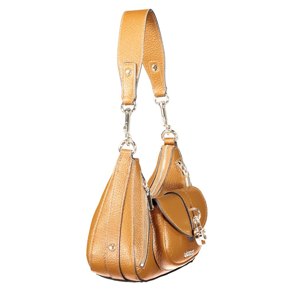 Guess Jeans Jessa Shoulder Bag in Cognac Brown