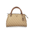 Guess Jeans Noelle II Beige Satchel Bag