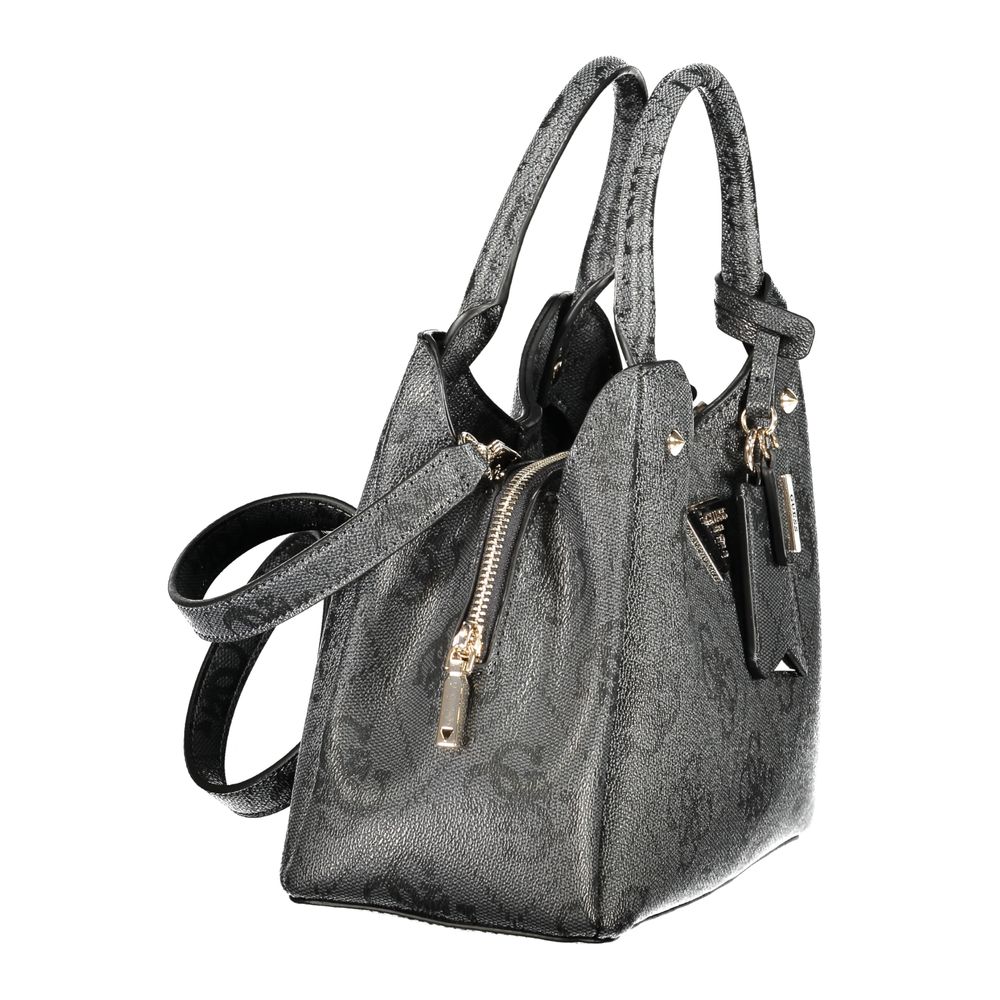 Guess Jeans Meridian II Satchel Bag in Black