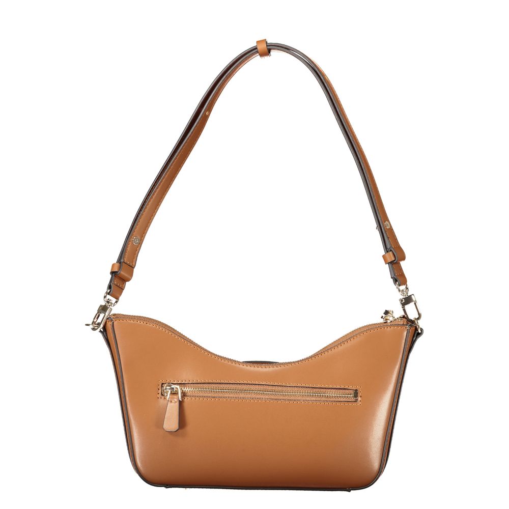 Guess Jeans Janie Shoulder Bag in Cognac Brown