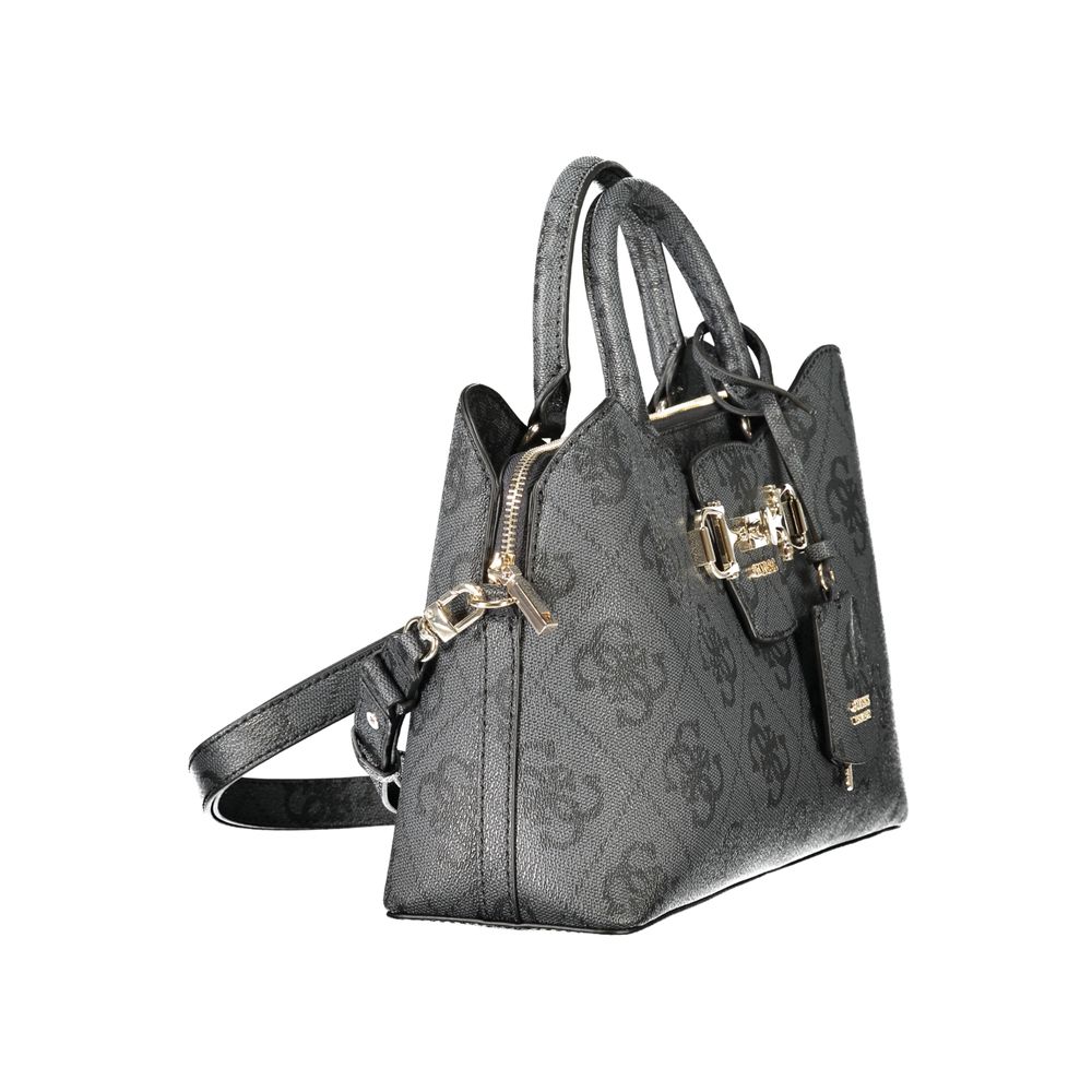 Guess Jeans Janie Logo Satchel Bag in Grey