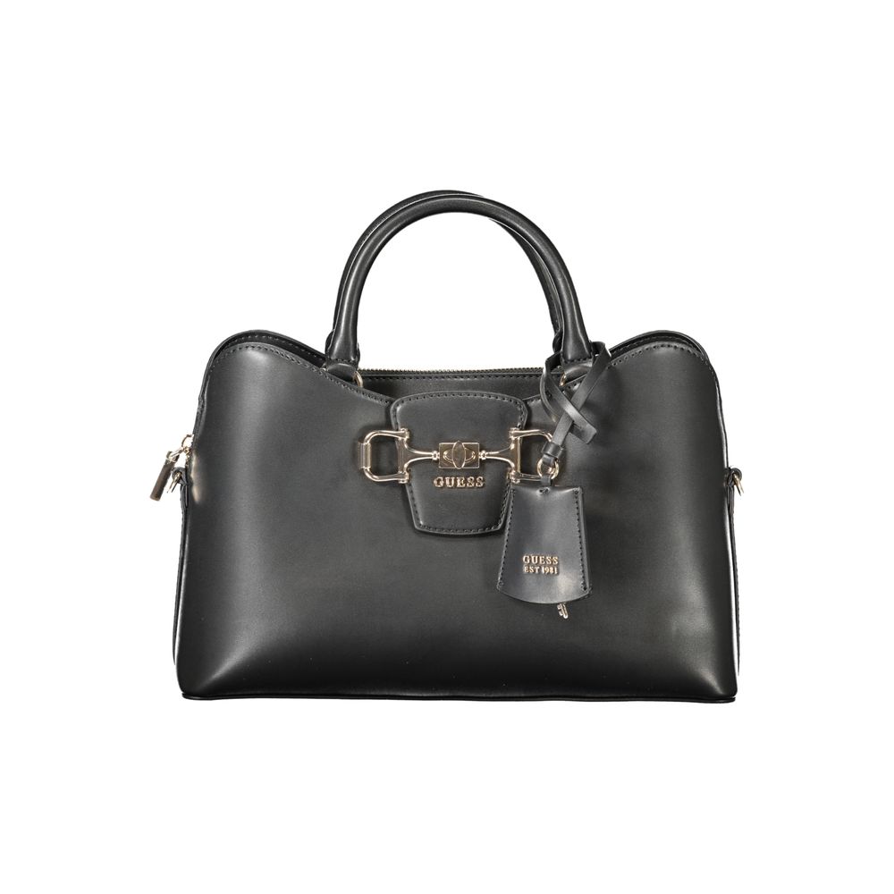Guess Jeans Janie Satchel Bag in Black