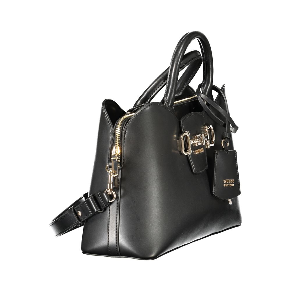 Guess Jeans Janie Satchel Bag in Black