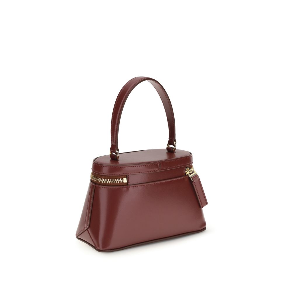 Givenchy Antigona Mini Leather Top Handle Bag Burgundy