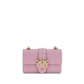 Pinko Love One Mini Shoulder Bag Lilac Leather
