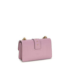 Pinko Love One Mini Shoulder Bag Lilac Leather