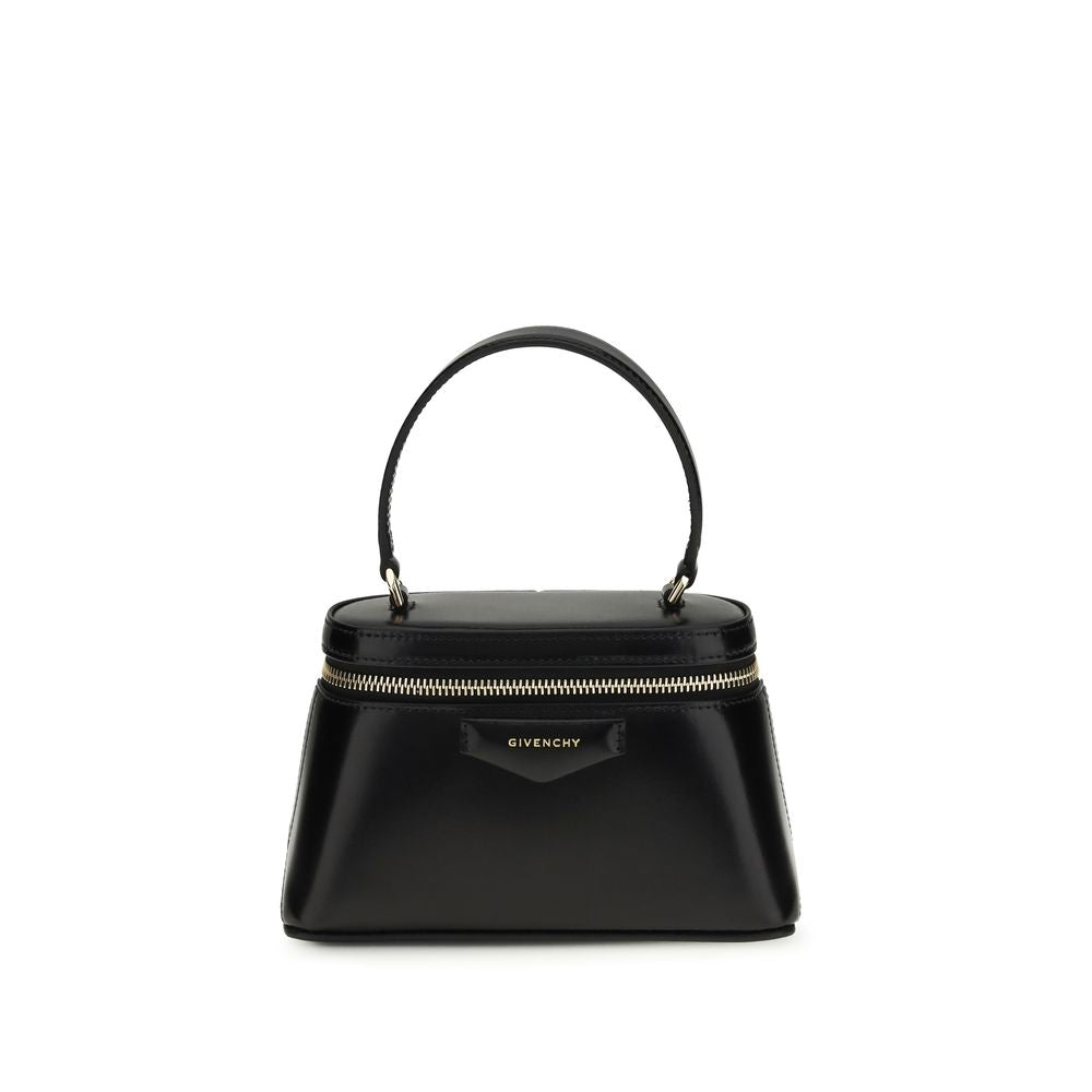 Givenchy Antigona Mini Top Handle Bag in Black Calfskin