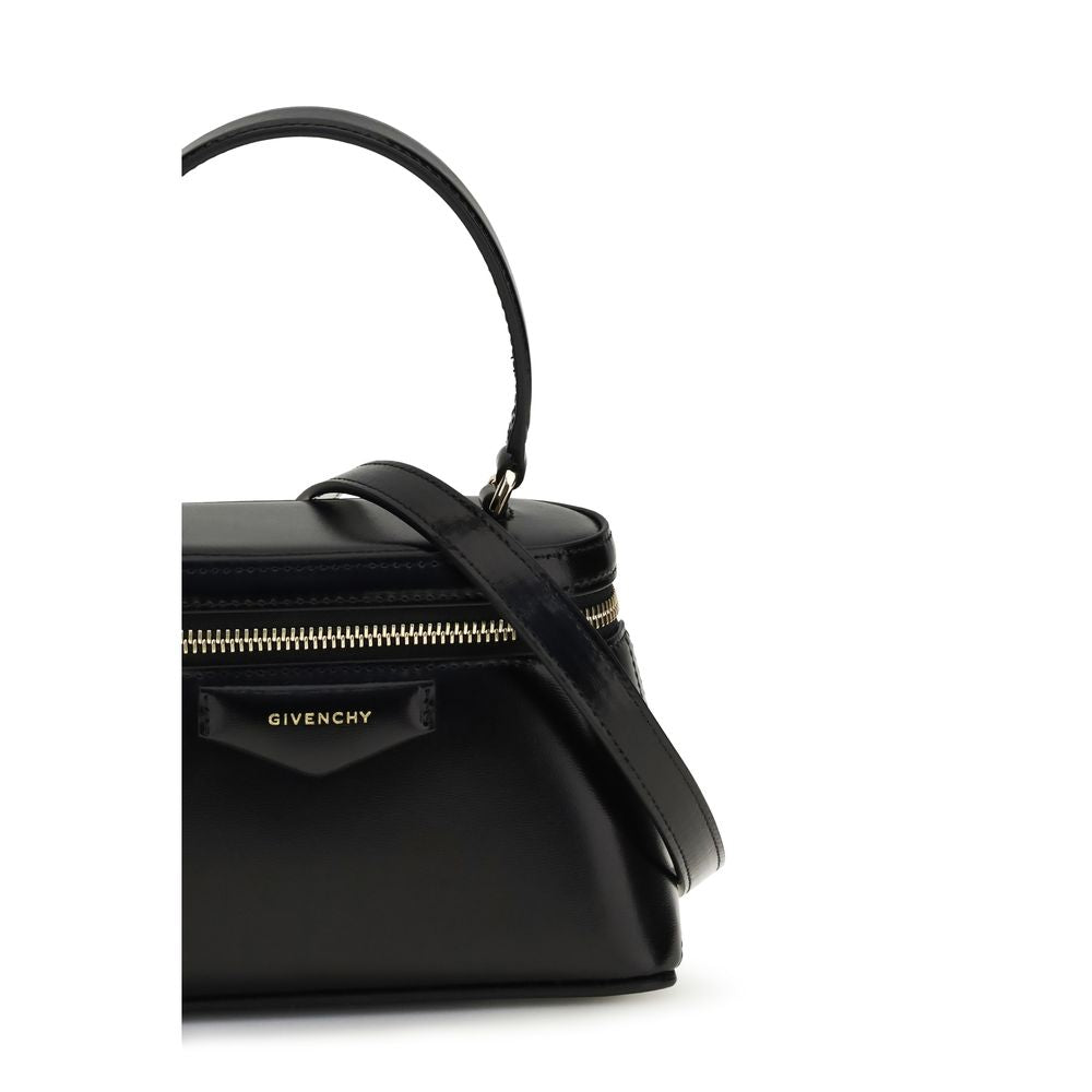 Givenchy Antigona Mini Top Handle Bag in Black Calfskin
