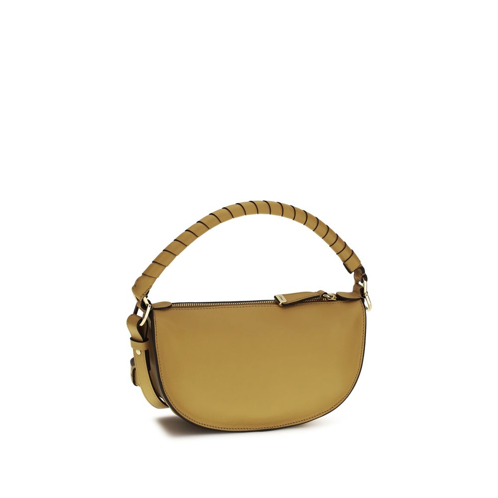 Chloé Marcie Mini Shoulder Bag Brown Calfskin
