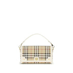 Burberry Note Check Shoulder Bag Archive Beige