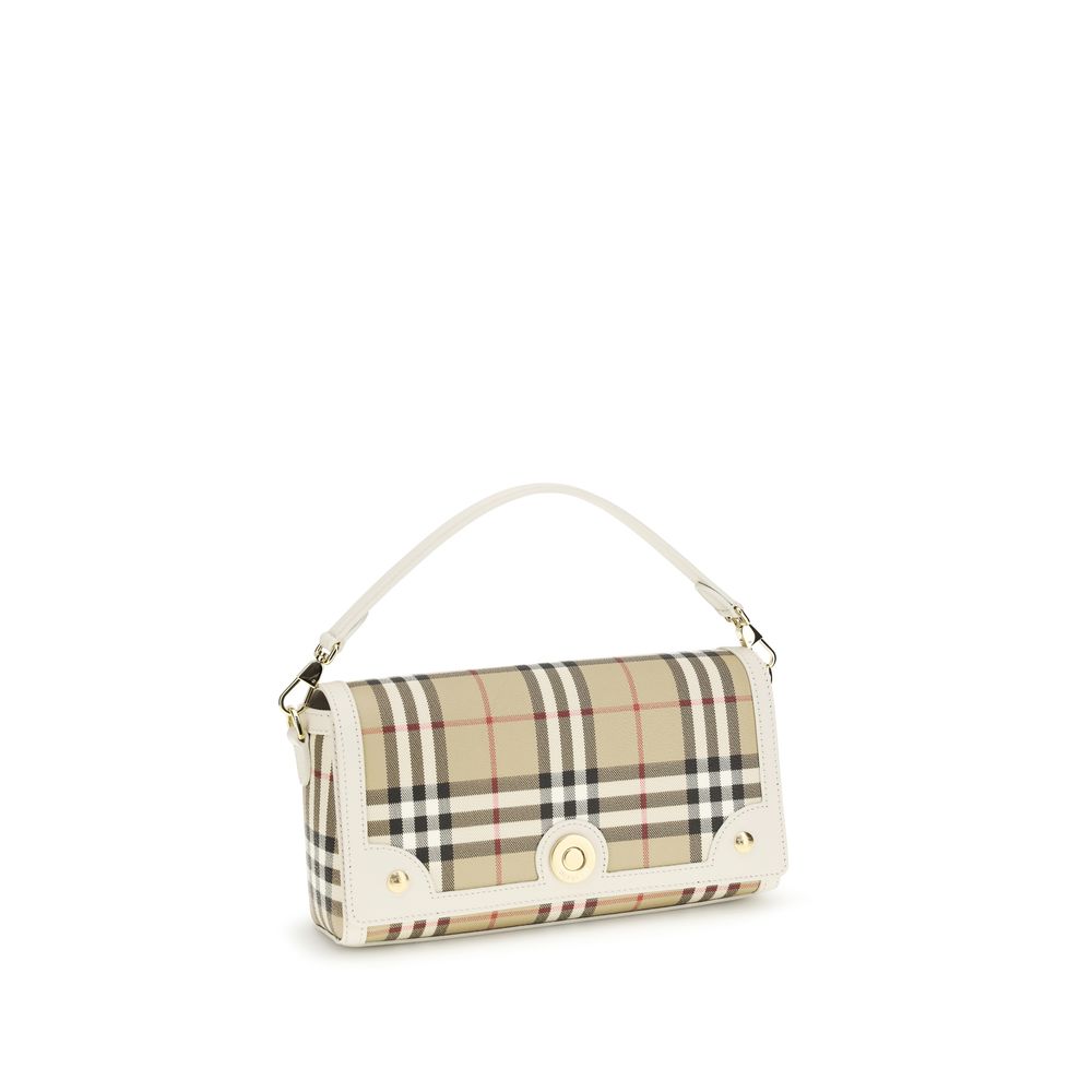 Burberry Note Check Shoulder Bag Archive Beige