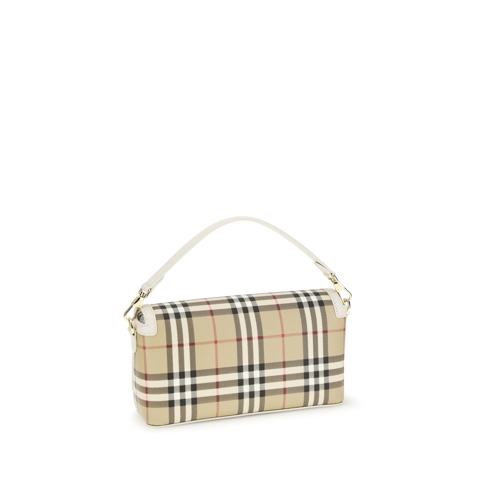 Burberry Note Check Shoulder Bag Archive Beige