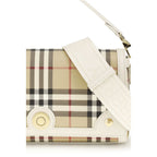 Burberry Note Check Shoulder Bag Archive Beige