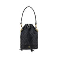 Fendi Mon Tresor FF Embossed Bucket Bag in Black