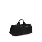 Prada Canvas Duffle Travel Bag Black