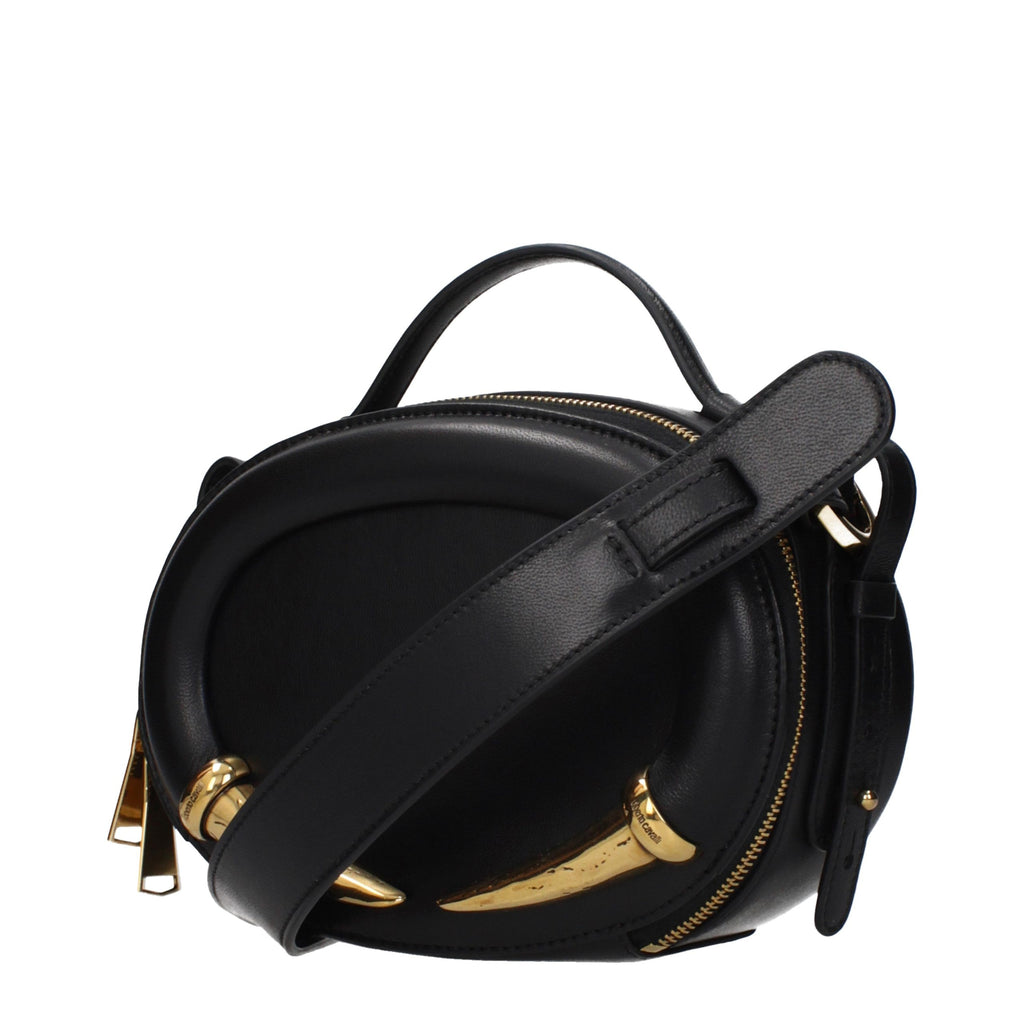 Roberto Cavalli Leather Handbag Black