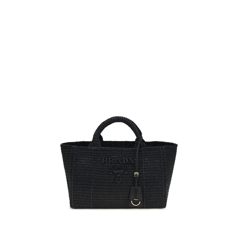 Prada Black Viscose Handbag