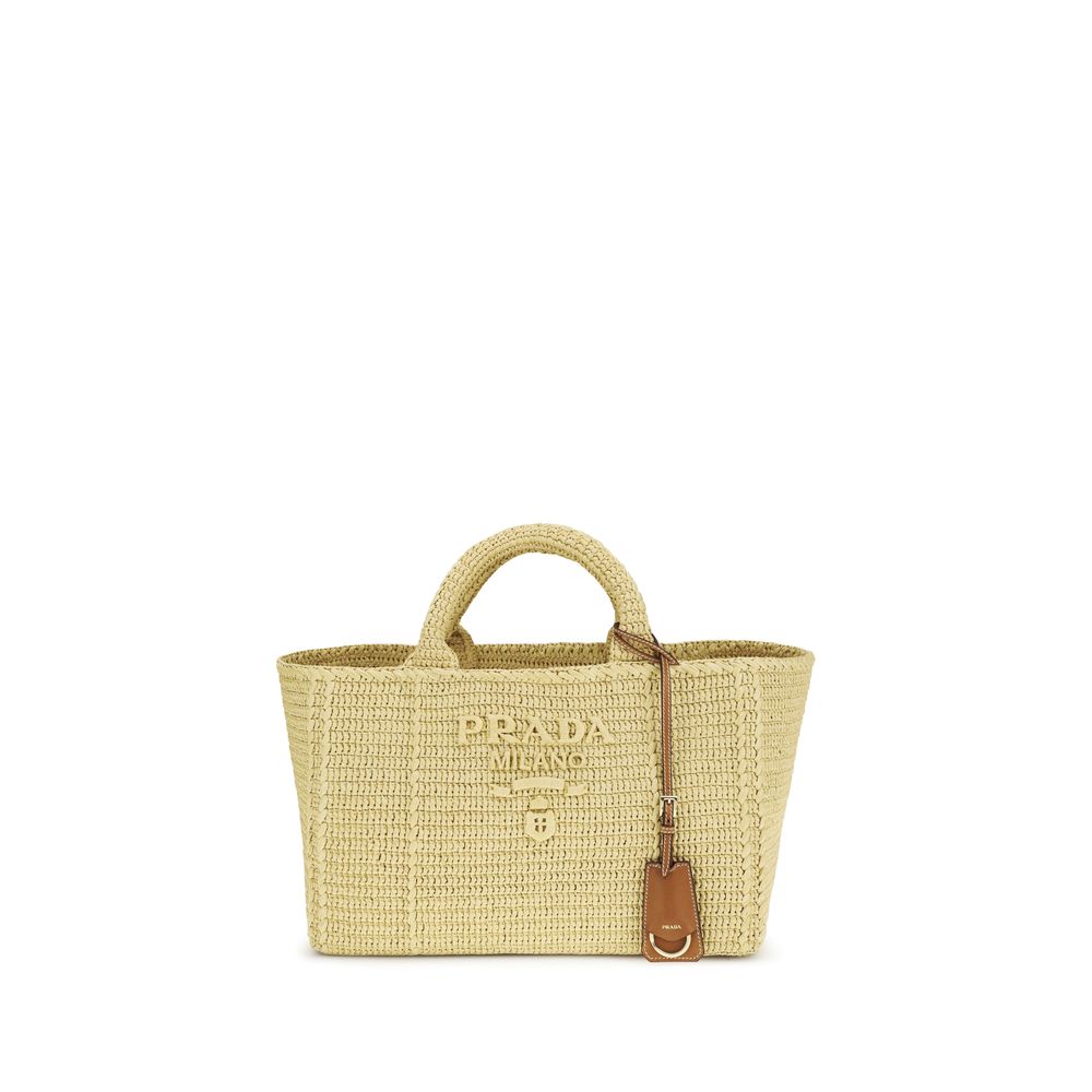 Prada Beige Viscose Handbag
