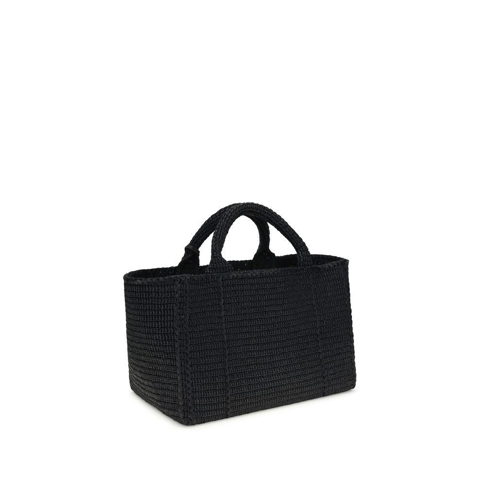 Prada Black Viscose Handbag