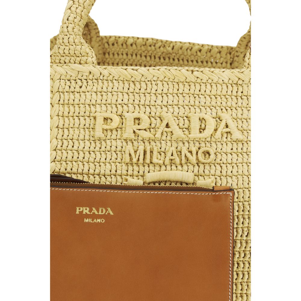 Prada Beige Viscose Handbag