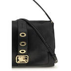 Burberry Medium Rider Leather Crossbody Bag Black