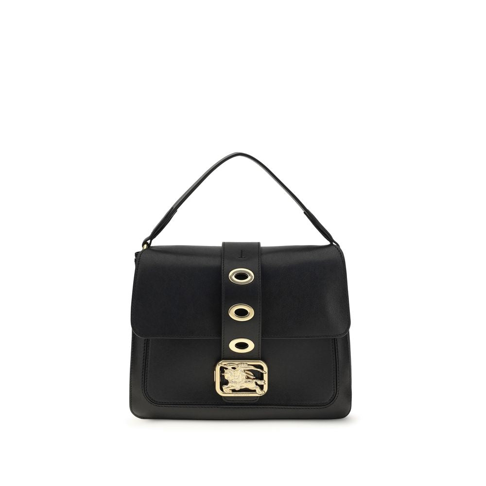 Burberry Small Rider Leather Crossbody Bag Black