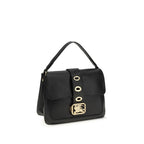 Burberry Small Rider Leather Crossbody Bag Black