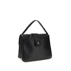 Burberry Small Rider Leather Crossbody Bag Black