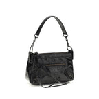Balenciaga Le City Moto Mini Leather Shoulder Bag in Black