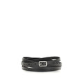 Givenchy Double Wrap Belt in Black Grained Calfskin