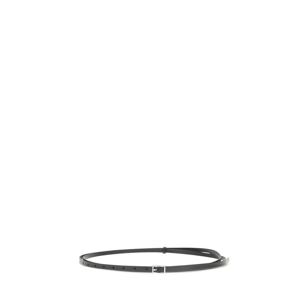 Givenchy Double Wrap Belt in Black Grained Calfskin