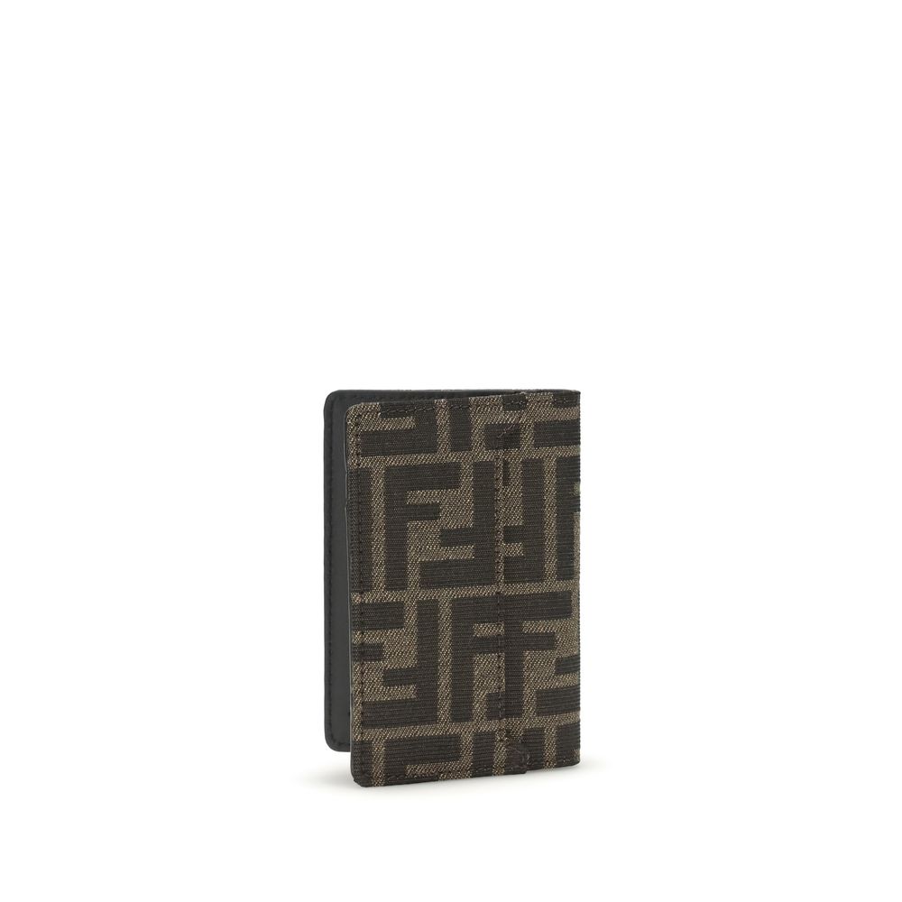 Fendi FF Jacquard Vertical Card Holder