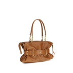 Balmain Large Anthem Bag Tan Calfskin Leather