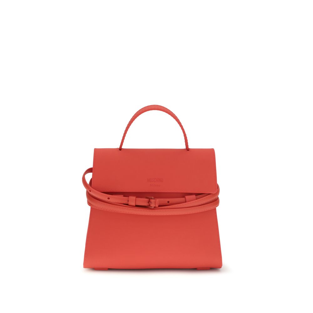 Moschino Tie Me Small Handbag Red Silicone