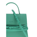 Moschino Tie Me Small Handbag Aqua Silicone