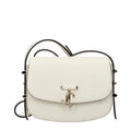 Jimmy Choo JC Crossbody Bag Milk Embossed Leather
