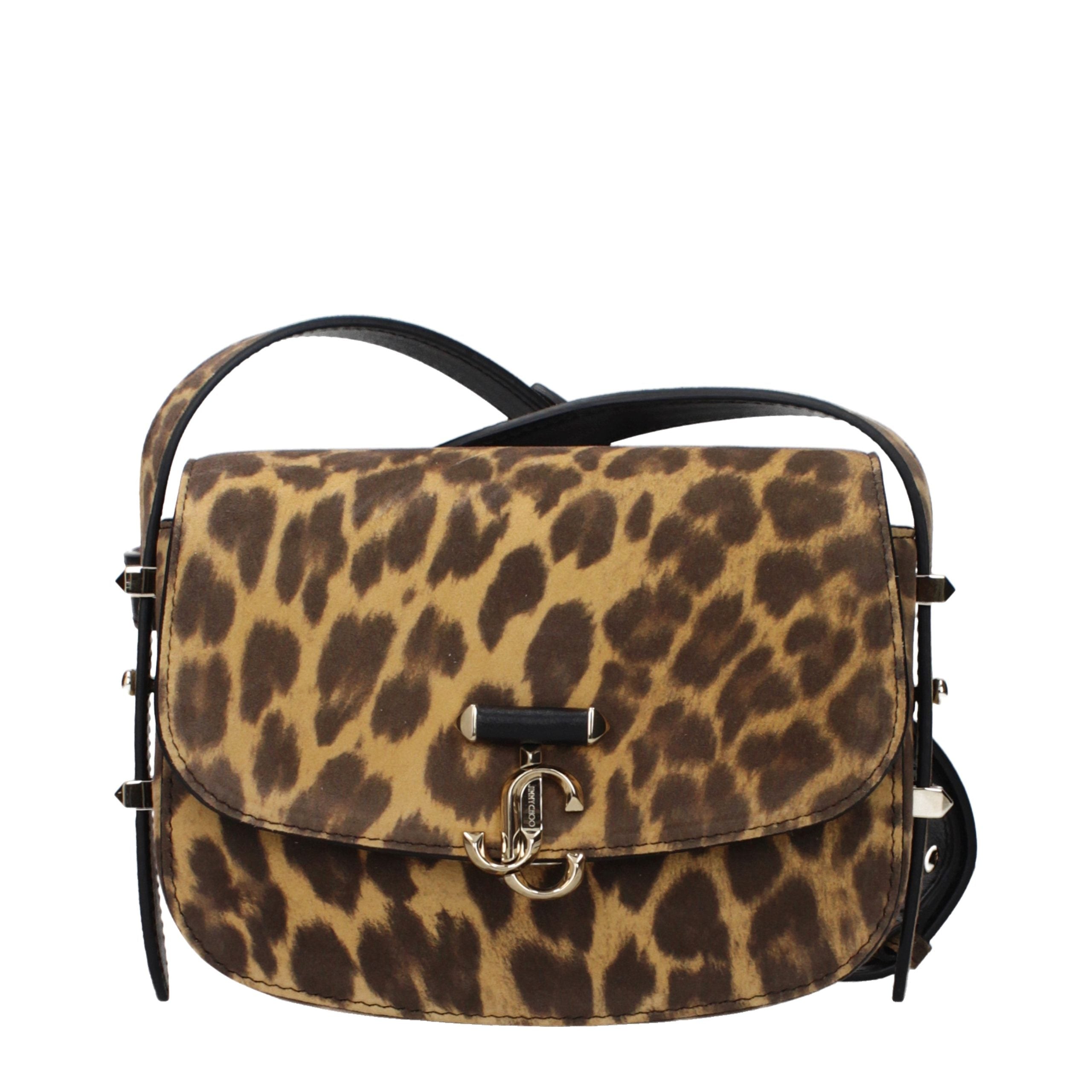 Jimmy Choo JC Crossbody Bag Leopard Print Pony Hair